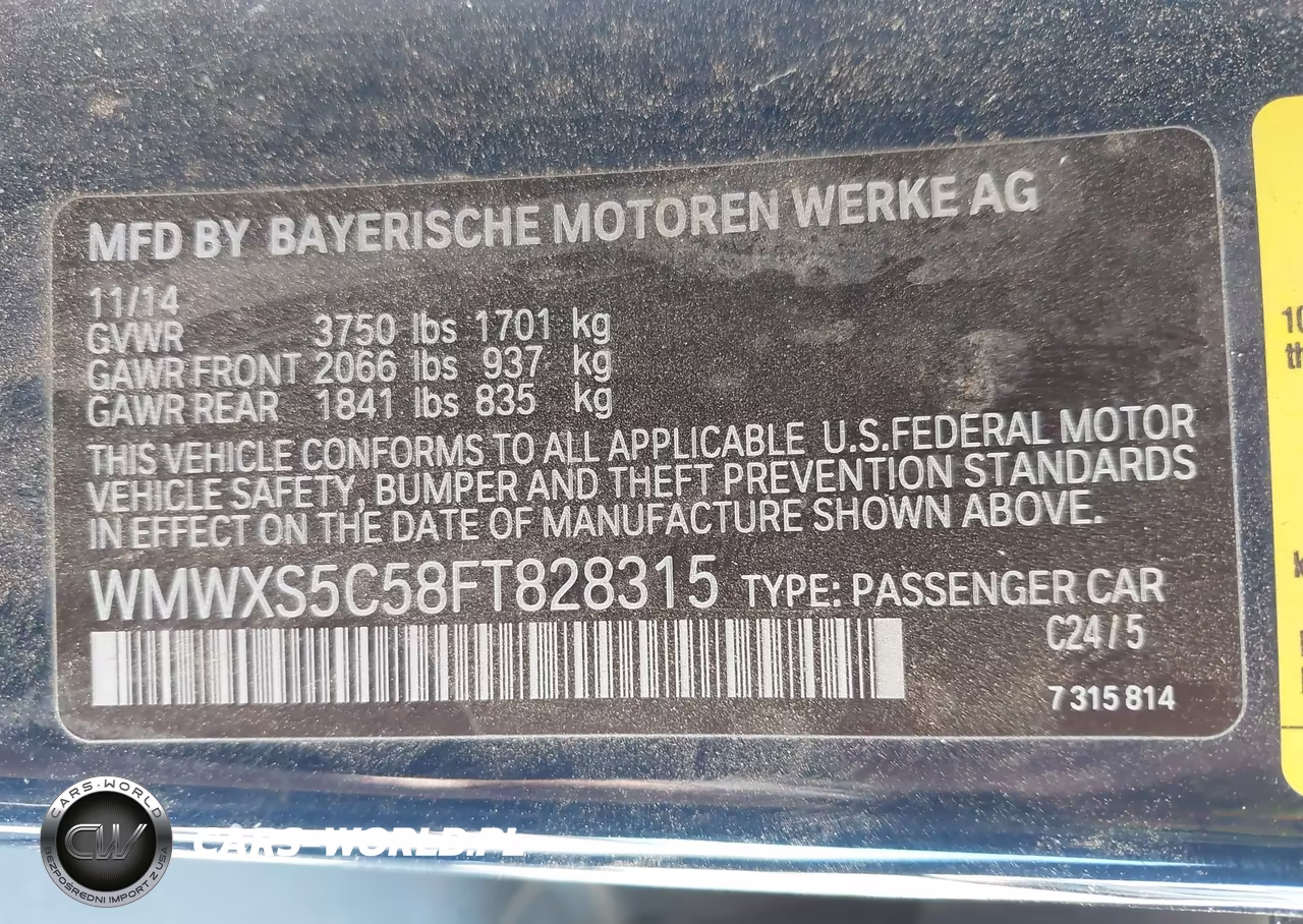2015 Mini Hardtop Cooper VIN:WMWXS5C58FT828315 - 9