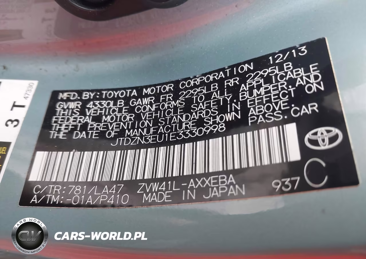2014 Toyota Prius V Five VIN:JTDZN3EU1E3330998 - 9