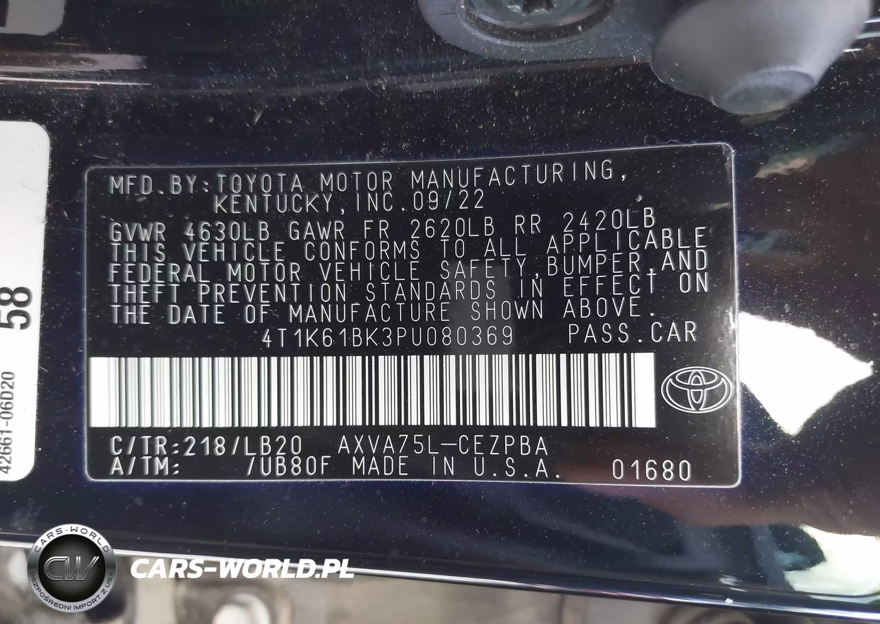2023 Toyota Camry Xse Awd VIN:4T1K61BK3PU080369 - 9