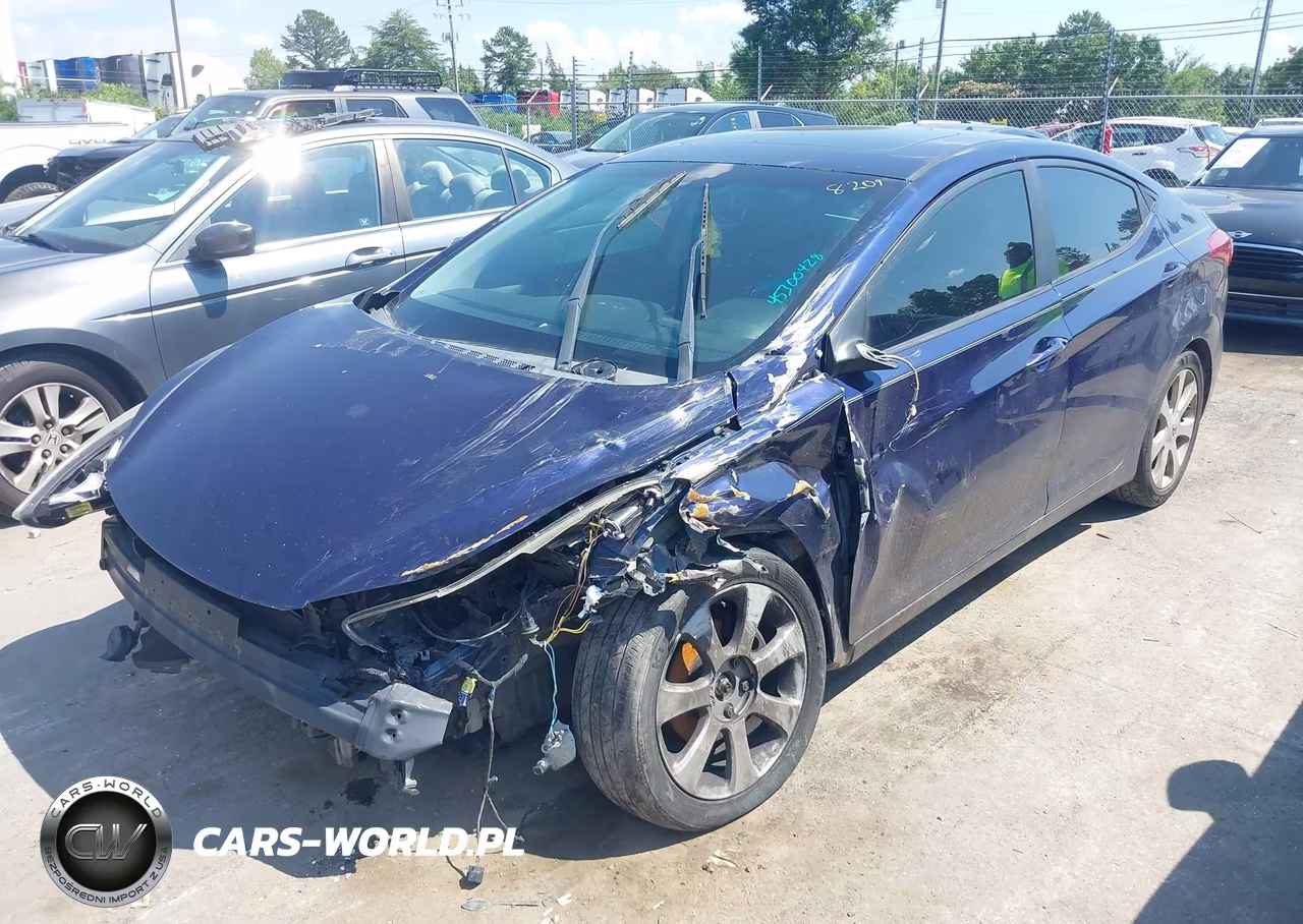 2012 Hyundai Elantra Limited VIN:5NPDH4AE8CH138209 - 2