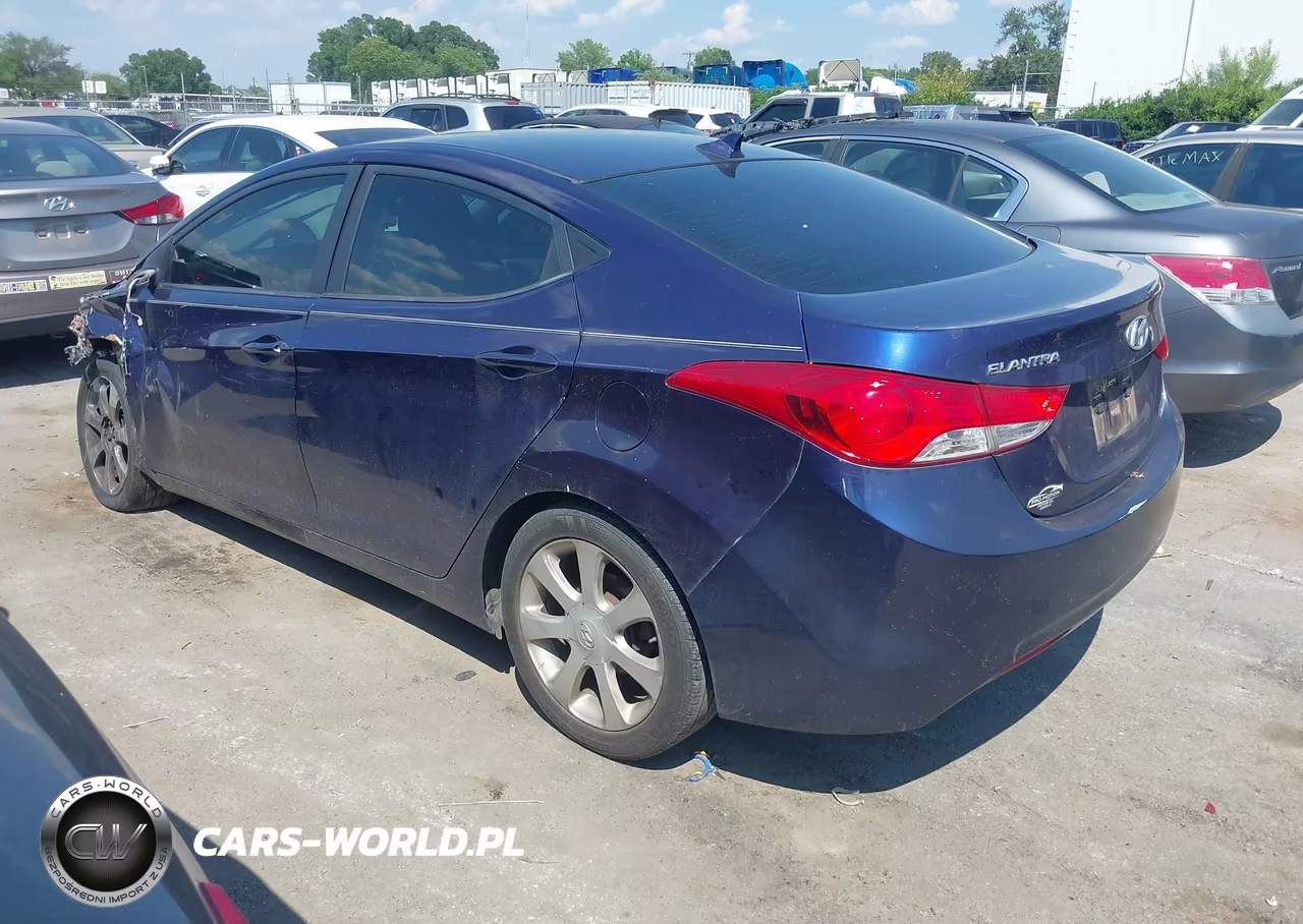 2012 Hyundai Elantra Limited VIN:5NPDH4AE8CH138209 - 3