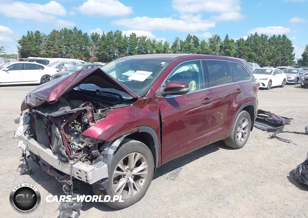 2015 Toyota Highlander Le Plus V6 VIN:5TDBKRFH4FS154415 - 2
