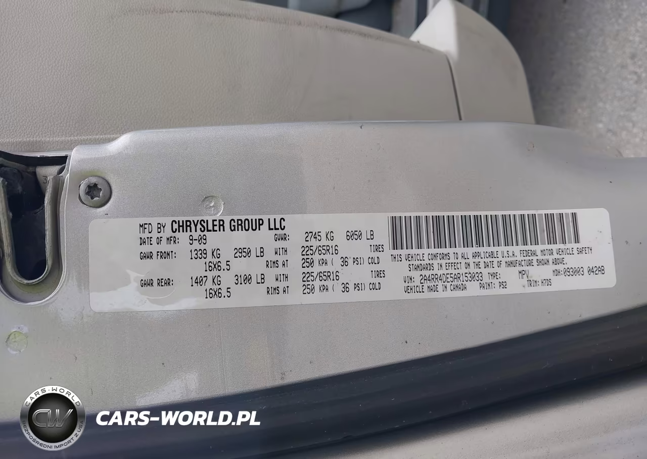 2010 Chrysler Town & Country Lx VIN:2A4RR4DE5AR153033 - 9