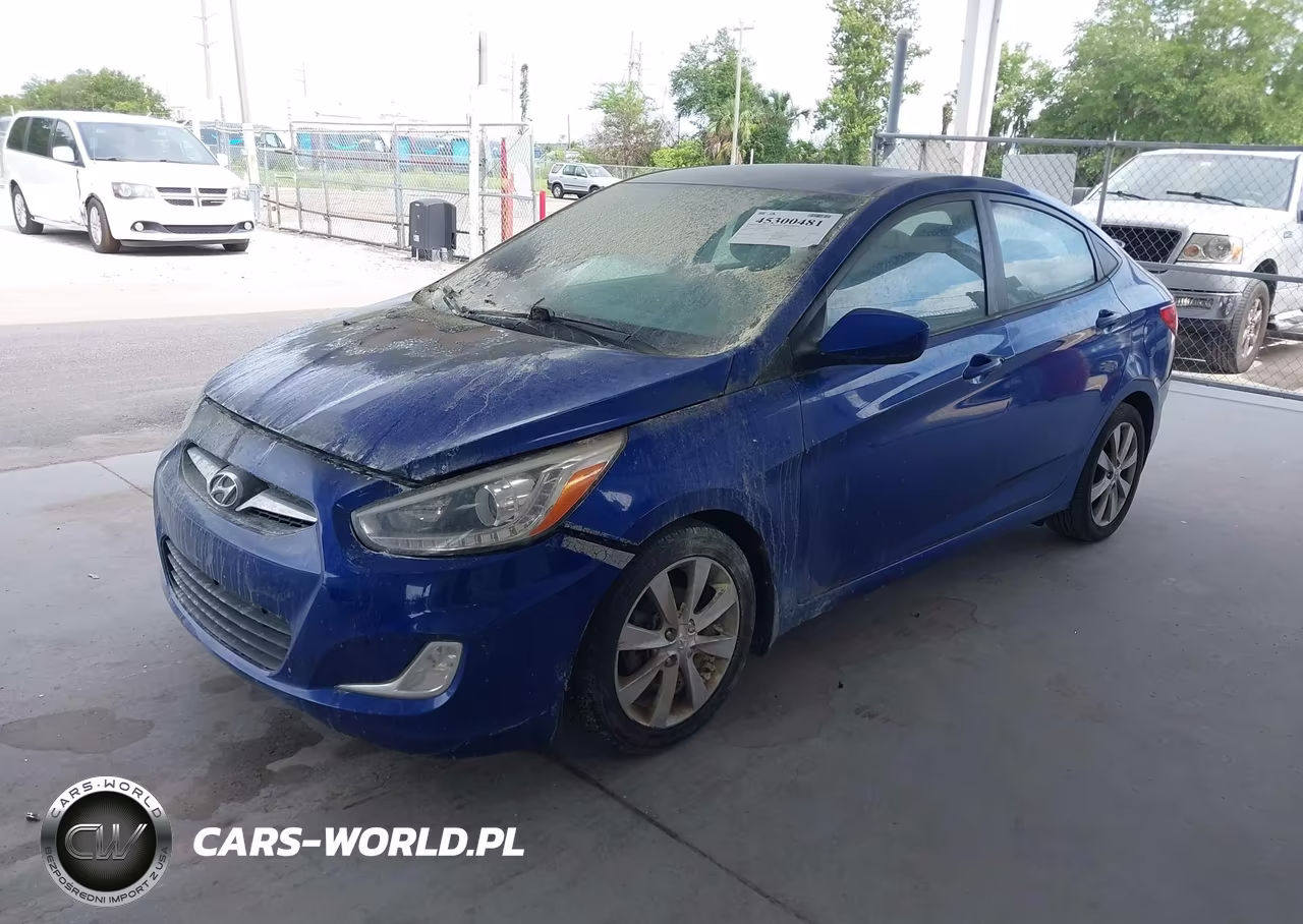 2014 Hyundai Accent Gls VIN:KMHCU4AE3EU608190 - 2