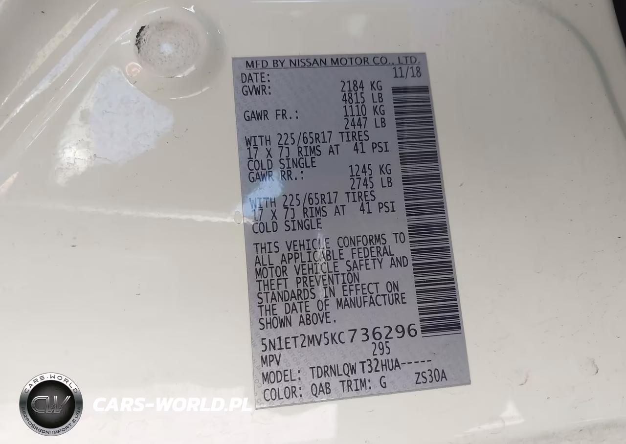 2019 Nissan Rogue Hybrid Sv VIN:5N1ET2MV5KC736296 - 9