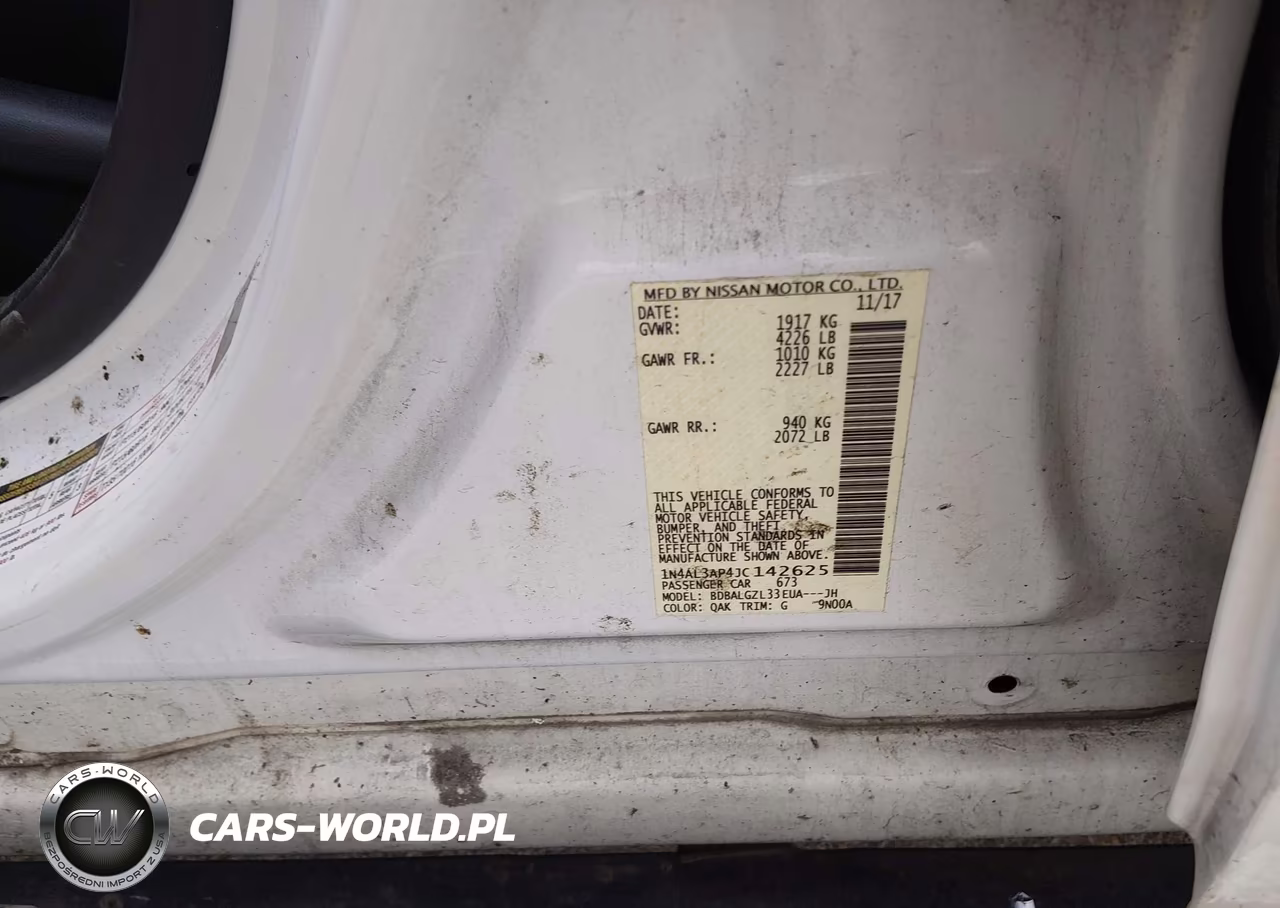 2018 Nissan Altima 2.5 S VIN:1N4AL3AP4JC142625 - 9