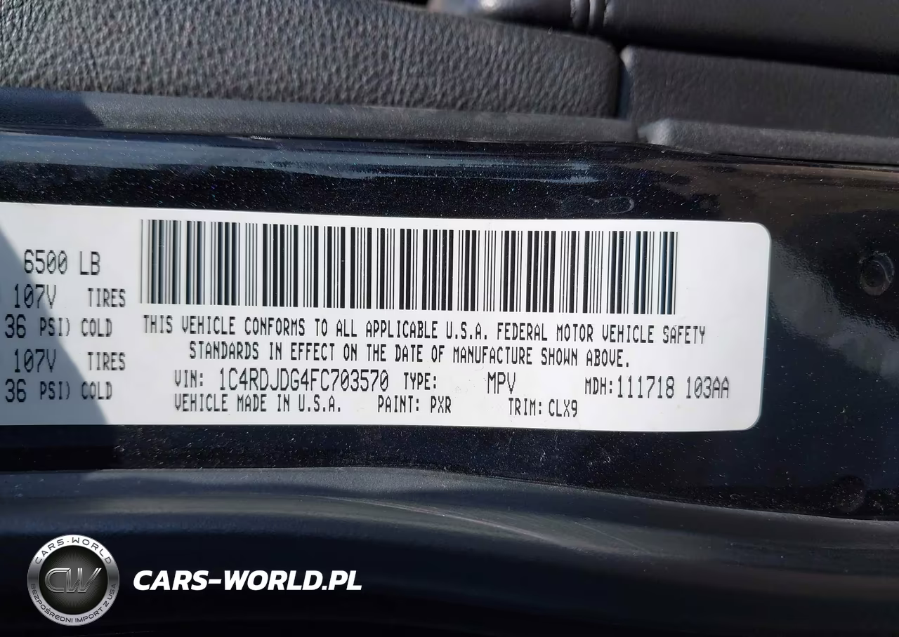 2015 Dodge Durango Limited VIN:1C4RDJDG4FC703570 - 9