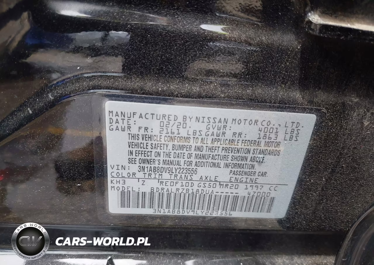 2020 Nissan Sentra Sr Xtronic Cvt VIN:3N1AB8DV9LY223556 - 9