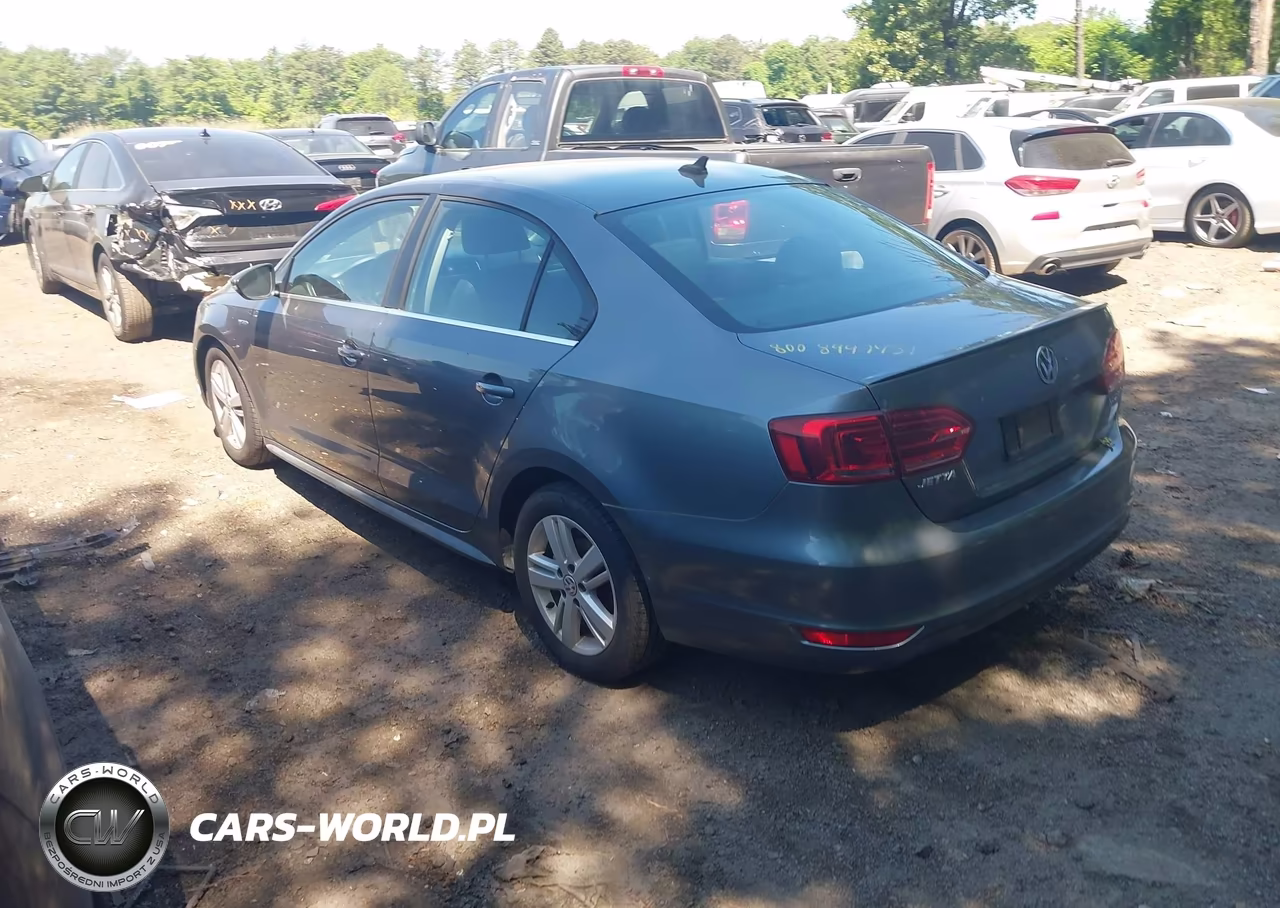 2014 Volkswagen Jetta Hybrid Sel VIN:3VW637AJ9EM207960 - 3