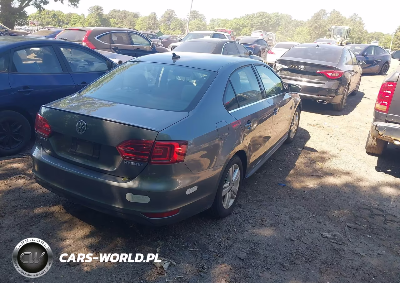 2014 Volkswagen Jetta Hybrid Sel VIN:3VW637AJ9EM207960 - 4