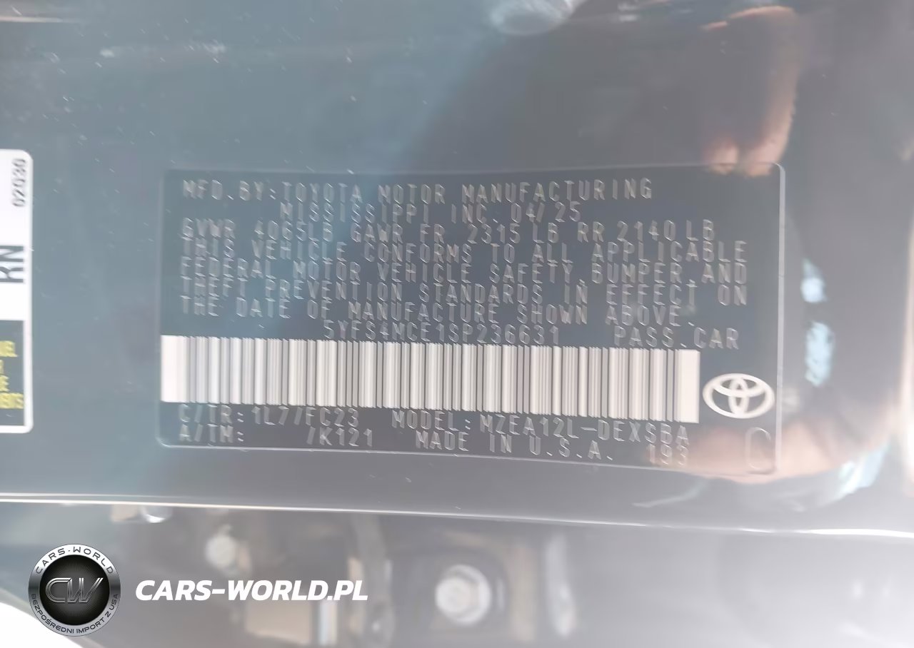 2025 Toyota Corolla Se VIN:5YFS4MCE1SP236631 - 9