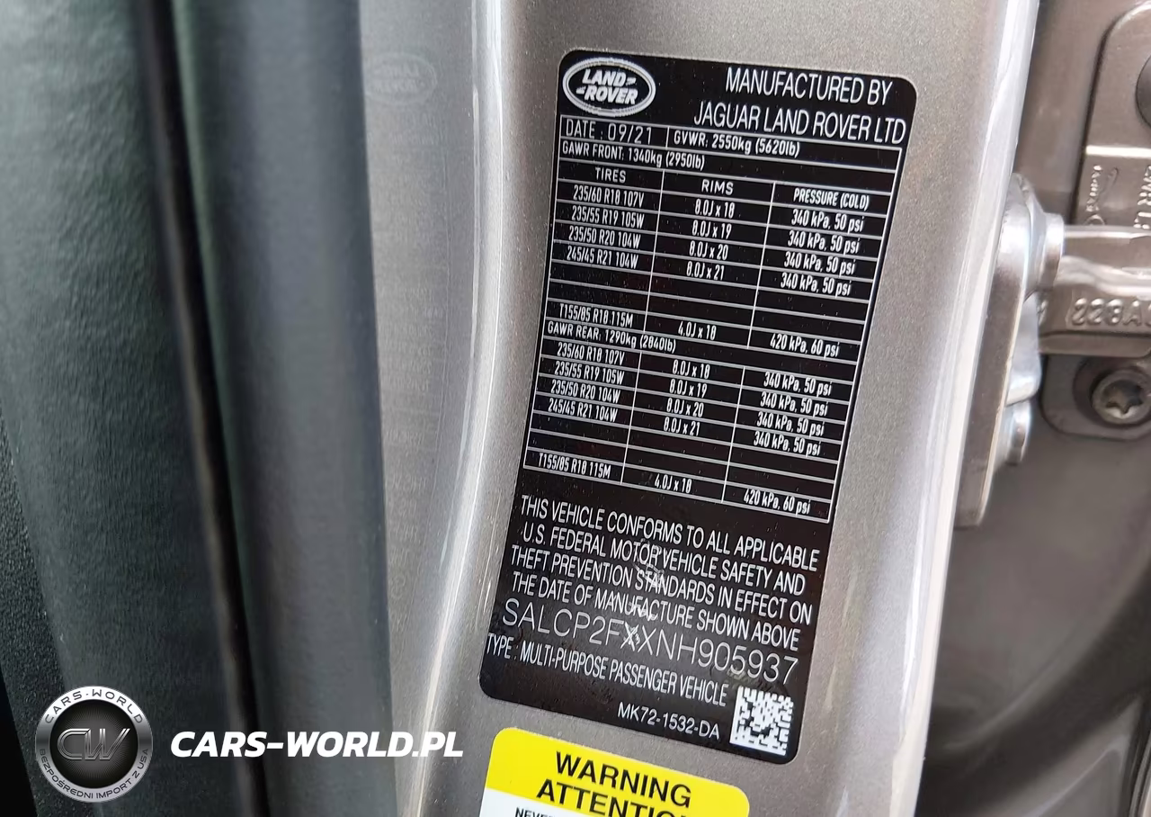 2022 Land Rover Discovery Sport Se VIN:SALCP2FXXNH905937 - 9