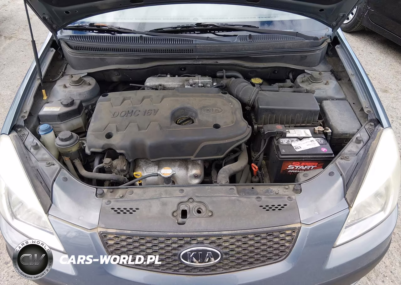 2007 Kia Rio Lx VIN:KNADE123076266011 - 10