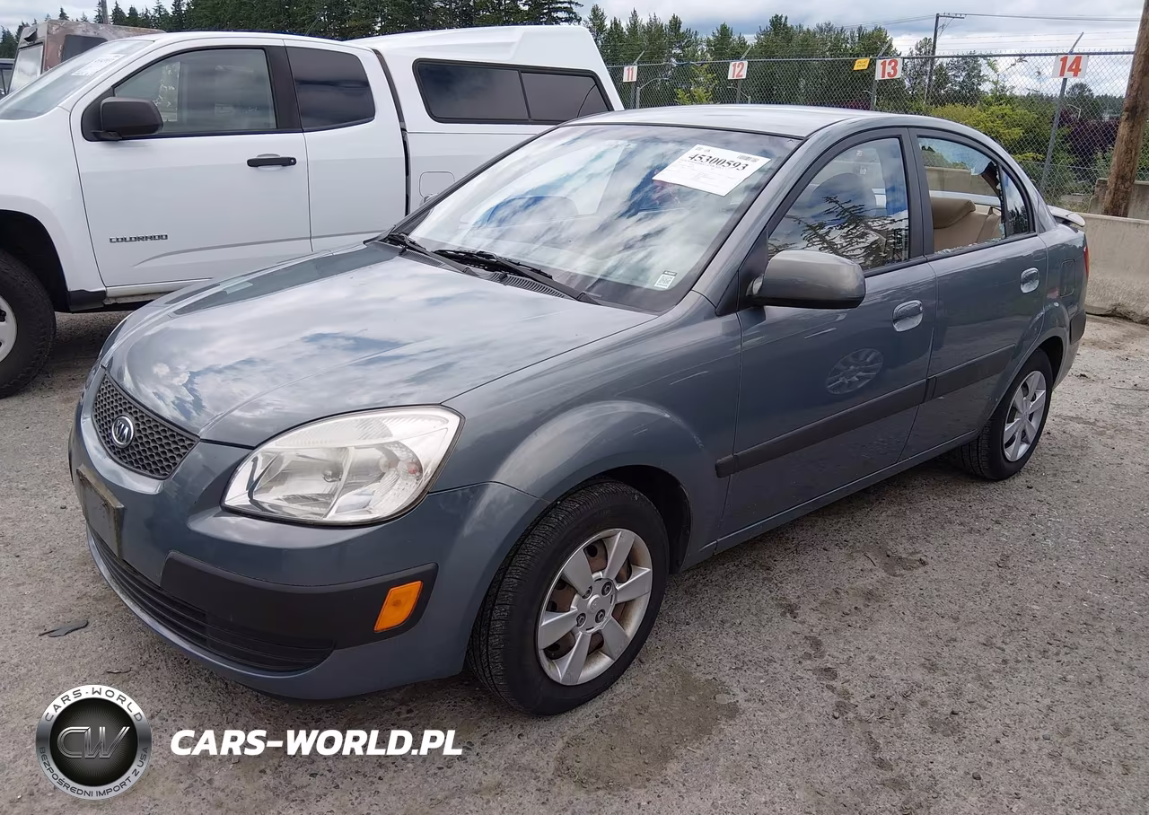 2007 Kia Rio Lx VIN:KNADE123076266011 - 2
