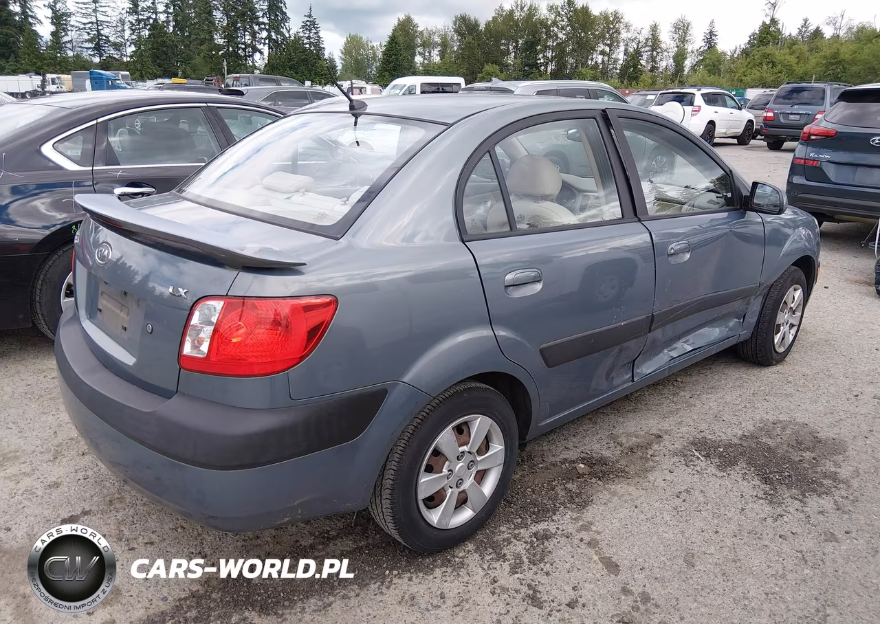 2007 Kia Rio Lx VIN:KNADE123076266011 - 4