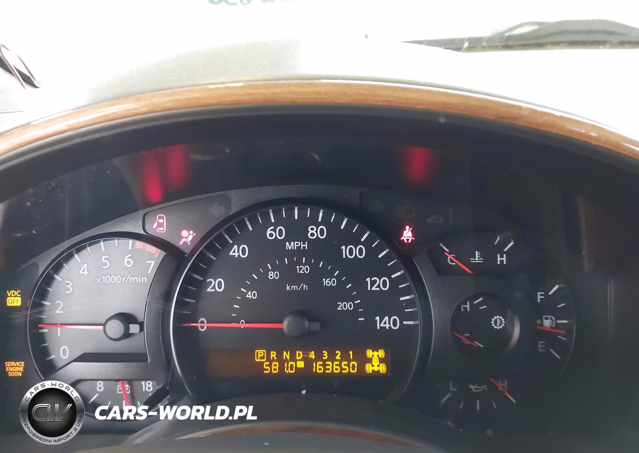 2004 Nissan Pathfinder Armada Le VIN:5N1AA08B34N722896 - 7
