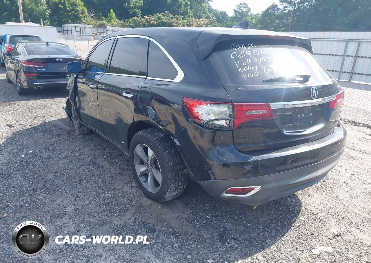 2014 Acura Mdx VIN:5FRYD3H23EB014707 - 3