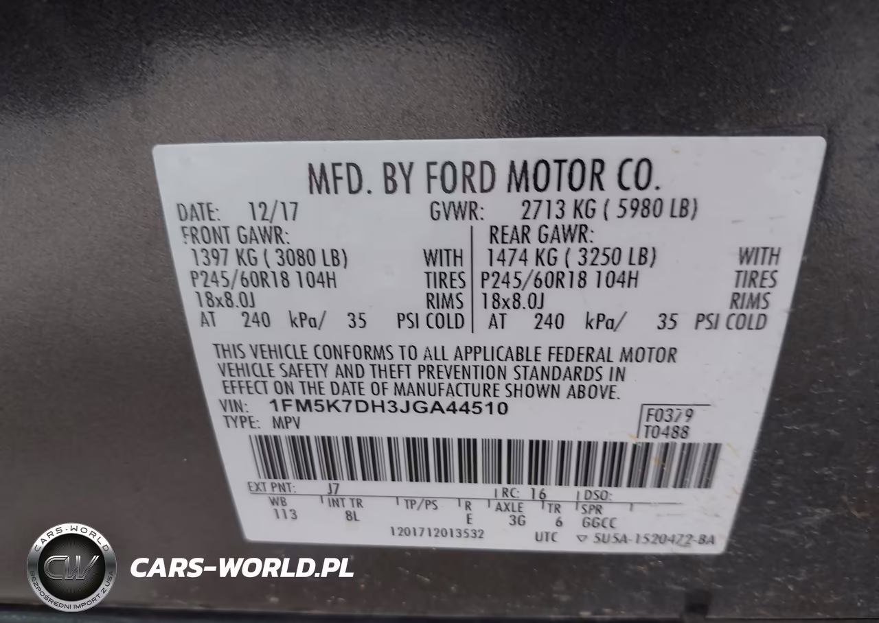 2018 Ford Explorer Xlt VIN:1FM5K7DH3JGA44510 - 9