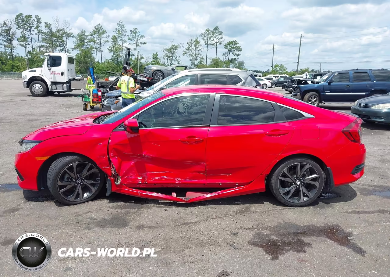 2020 Honda Civic Sport VIN:2HGFC2F88LH571487 - 14