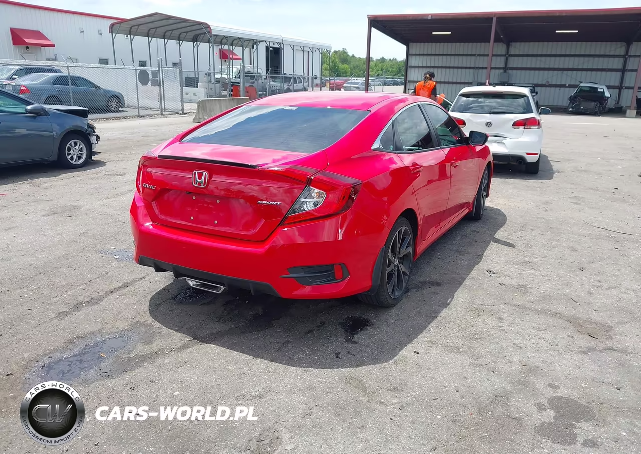 2020 Honda Civic Sport VIN:2HGFC2F88LH571487 - 4