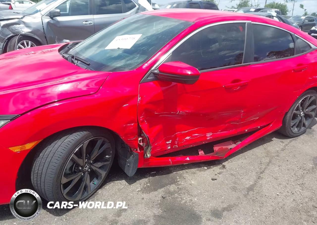 2020 Honda Civic Sport VIN:2HGFC2F88LH571487 - 6