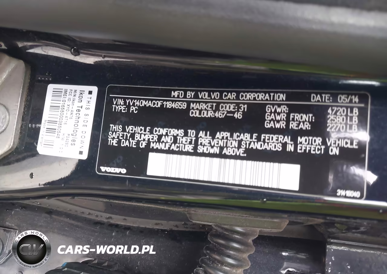 2015 Volvo S80 T5 Premier Plus VIN:YV140MAC0F1184659 - 9