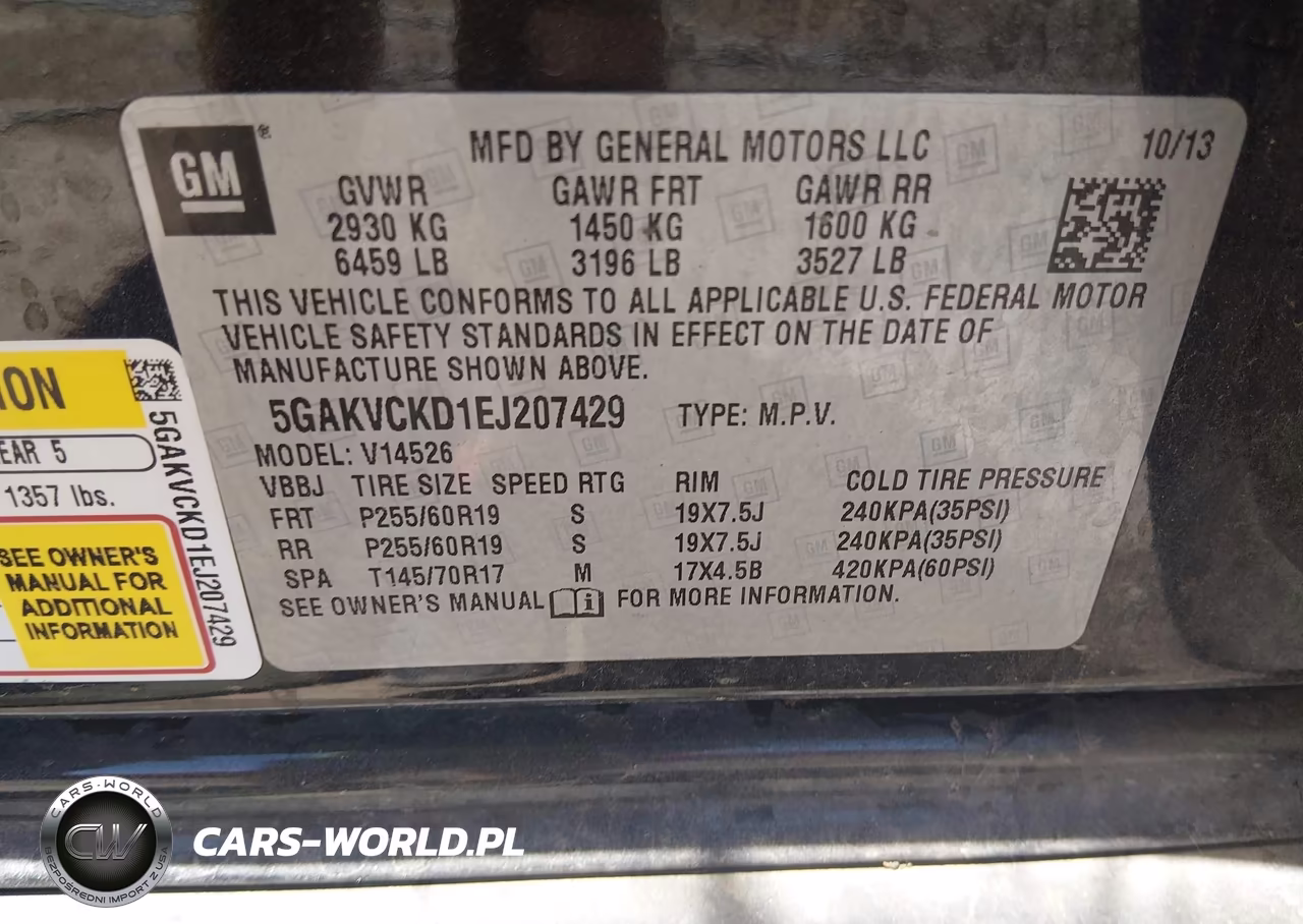 2014 Buick Enclave Premium VIN:5GAKVCKD1EJ207429 - 9