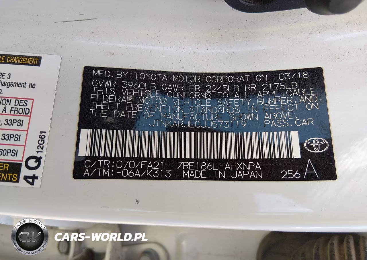 2018 Toyota Corolla Im VIN:JTNKARJE0JJ573119 - 9