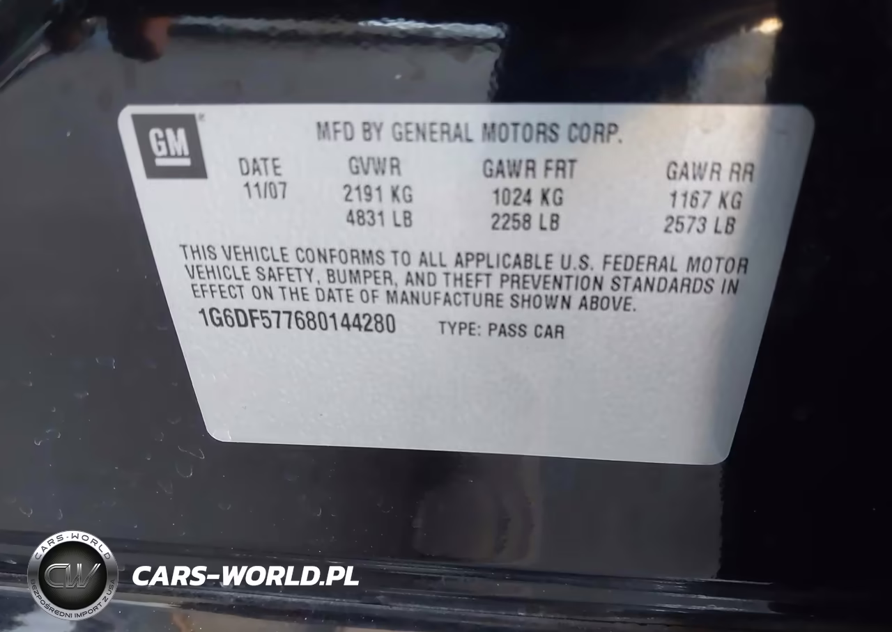 2008 Cadillac Cts Standard VIN:1G6DF577680144280 - 9