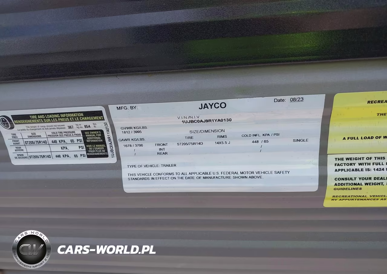 2024 Jayco Other VIN:1UJBC0AJ9R1YA0130 - 9