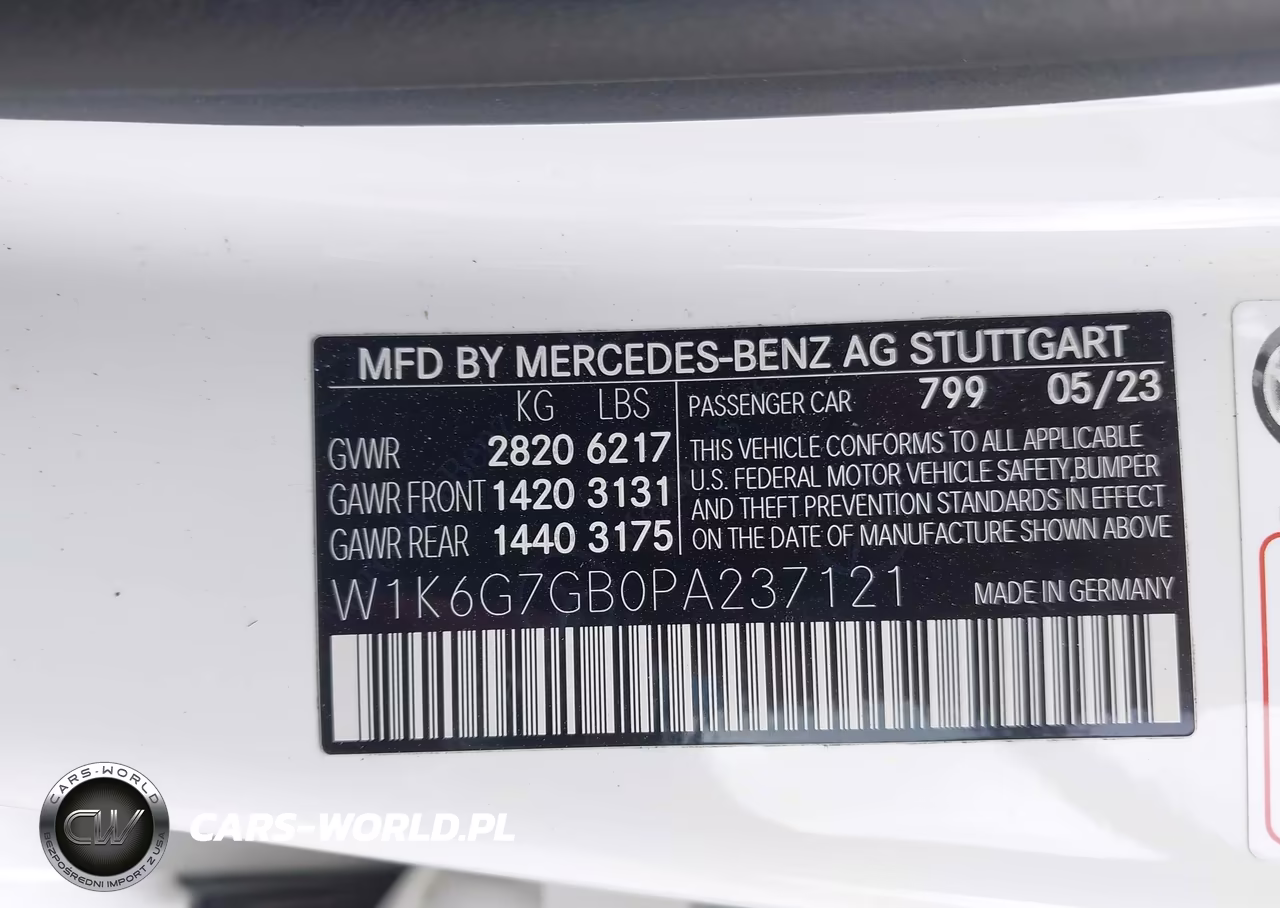 2023 Mercedes-Benz S 580 4Matic VIN:W1K6G7GB0PA237121 - 9