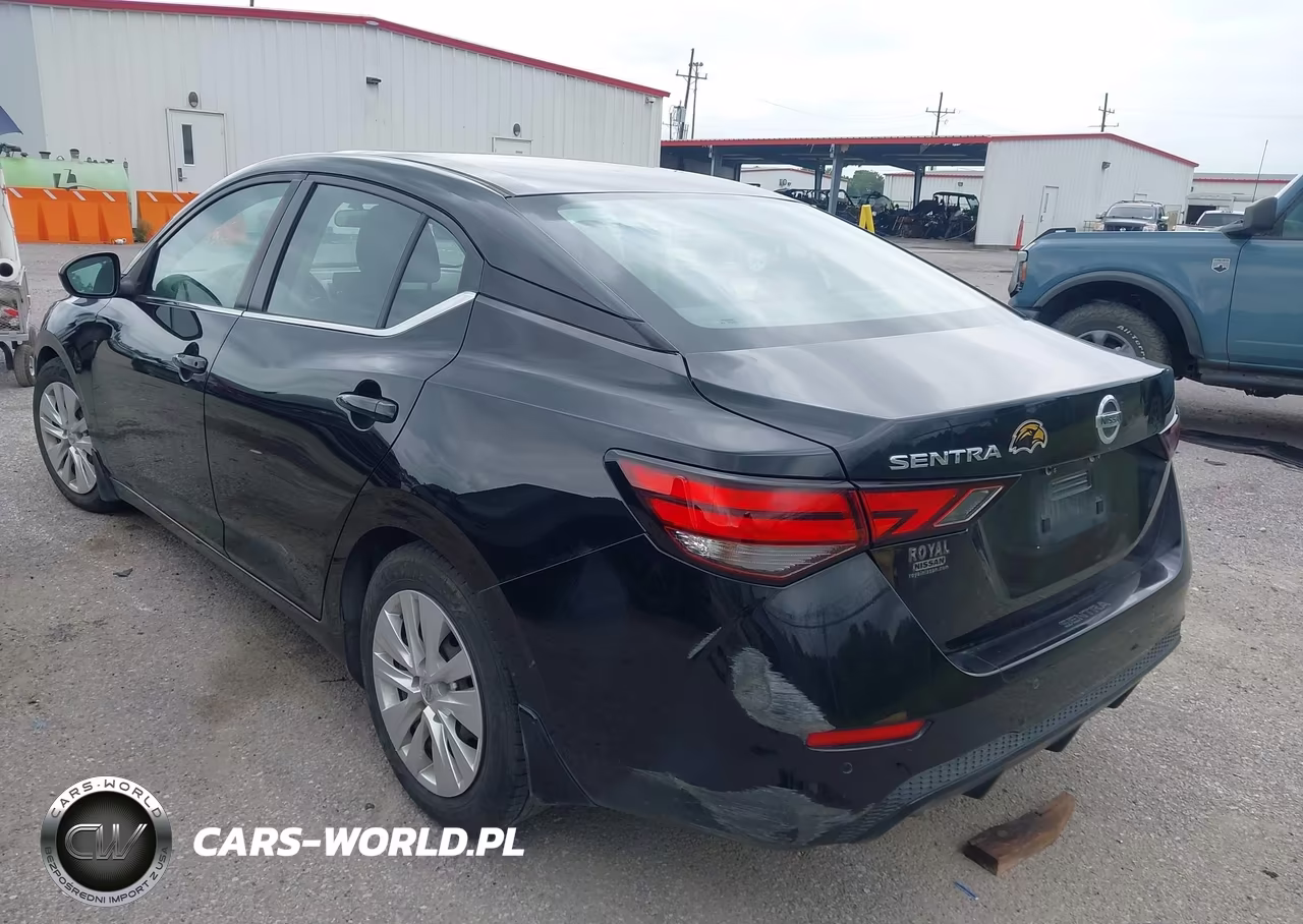 2020 Nissan Sentra S Xtronic Cvt VIN:3N1AB8BV7LY261872 - 3