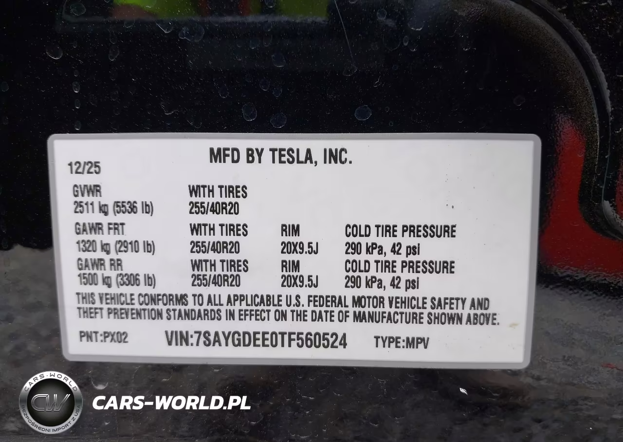 2026 Tesla Model Y All-Wheel Drive-Long Range Launch Series-Premium All-Wheel Drive VIN:7SAYGDEE0TF560524 - 9