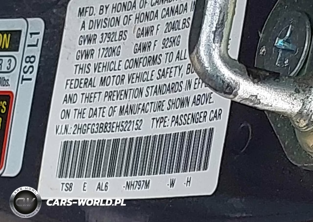 2014 Honda Civic Ex VIN:2HGFG3B83EH522152 - 9