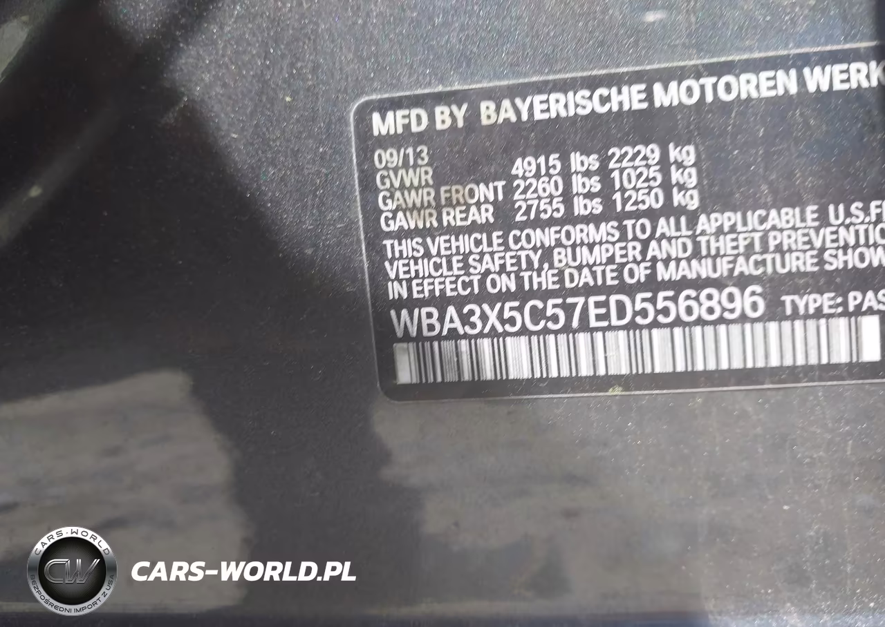 2014 BMW 328I Gran Turismo xDrive VIN:WBA3X5C57ED556896 - 9