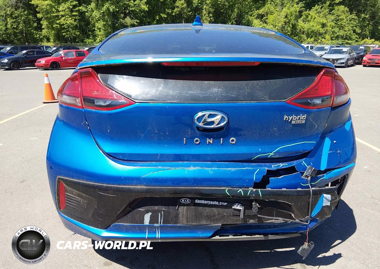 2018 Hyundai Ioniq Hybrid Blue VIN:KMHC65LC4JU084568 - 6