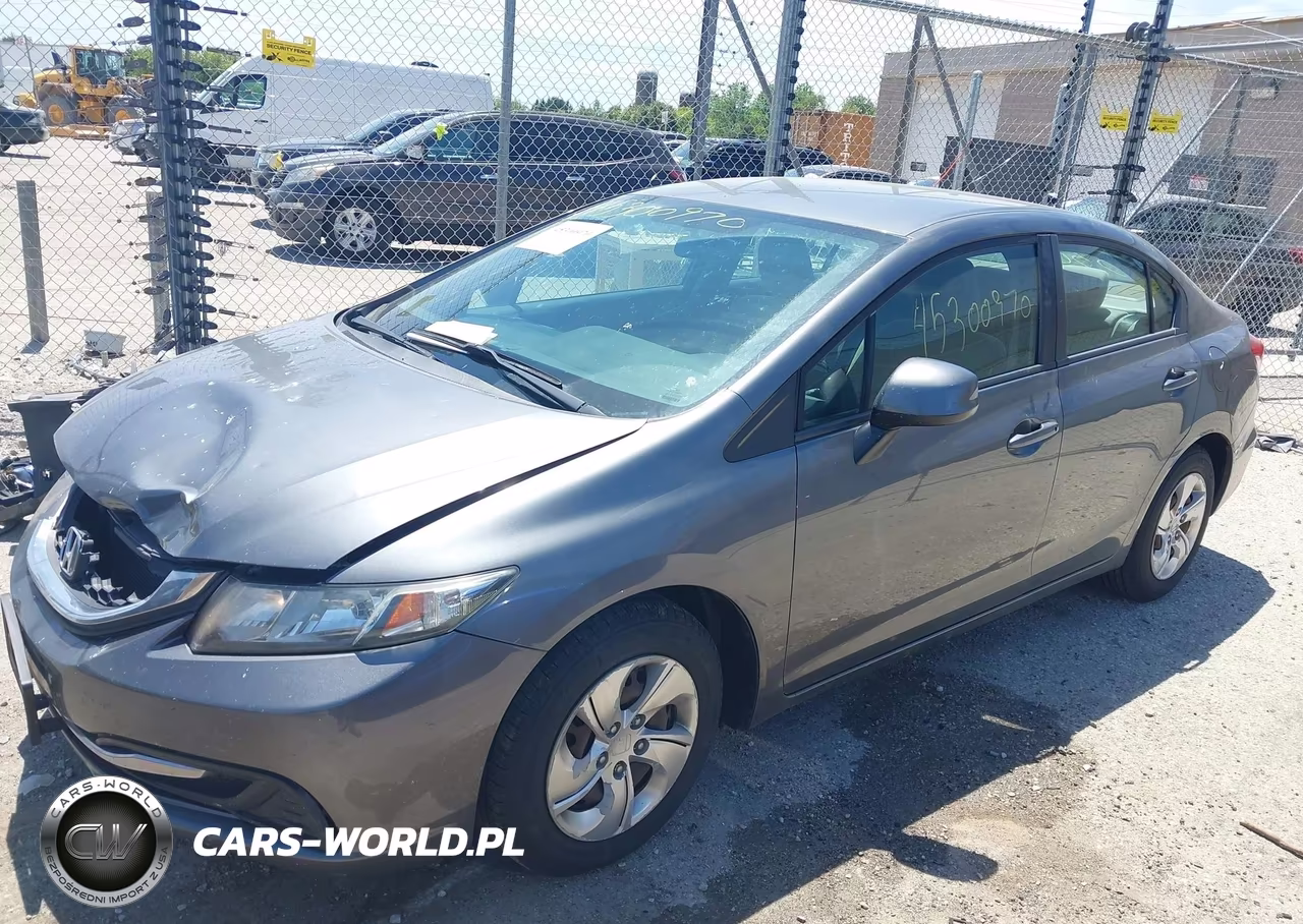 2013 Honda Civic Lx VIN:19XFB2F5XDE047424 - 2