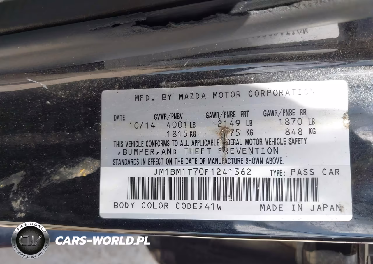 2015 Mazda Mazda3 I Sv VIN:JM1BM1T70F1241362 - 9