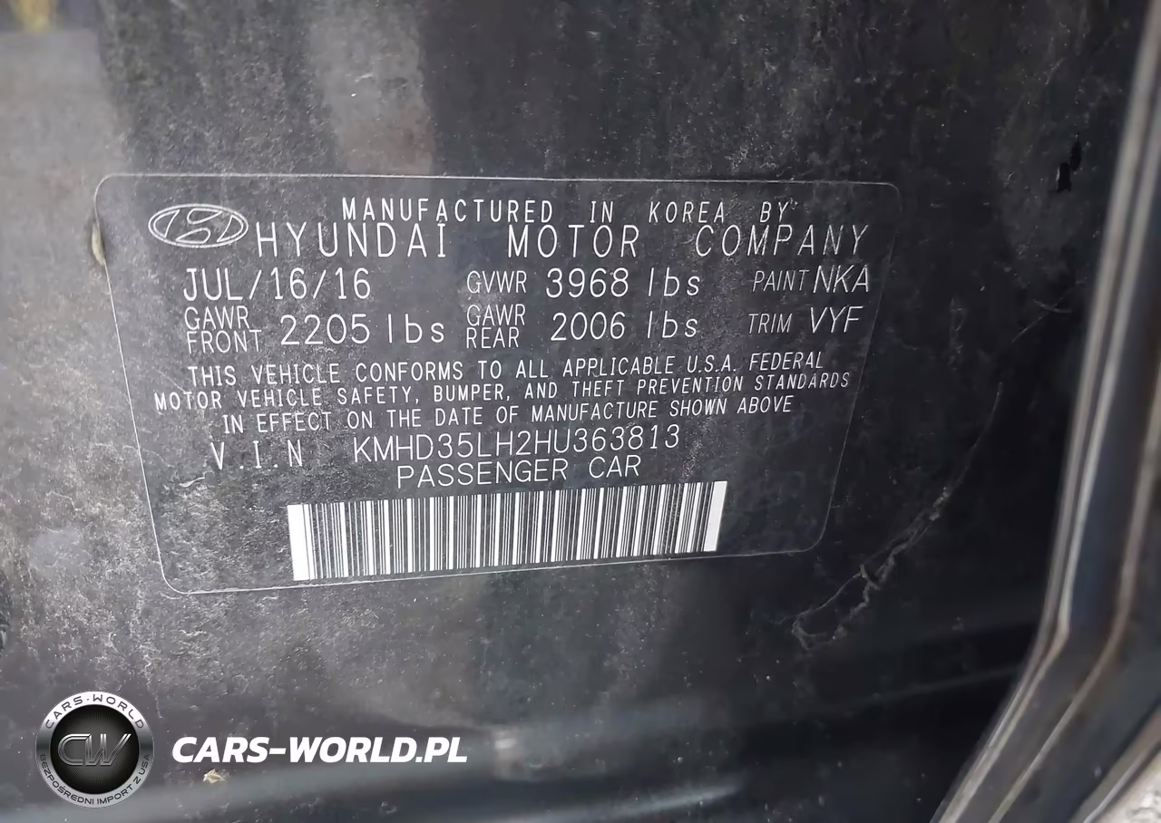 2017 Hyundai Elantra Gt VIN:KMHD35LH2HU363813 - 9