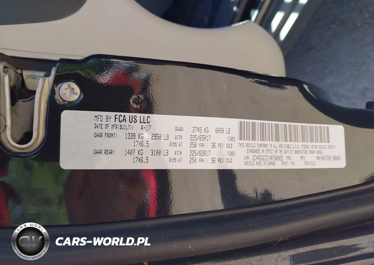 2017 Dodge Grand Caravan Sxt VIN:2C4RDGCG1HR760825 - 9