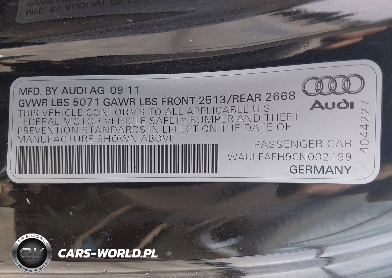2012 Audi A5 2.0T Premium VIN:WAULFAFH9CN002199 - 9
