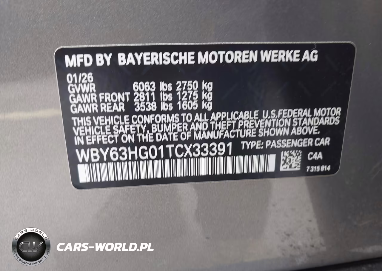 2026 BMW I5 Edrive40 VIN:WBY63HG01TCX33391 - 9