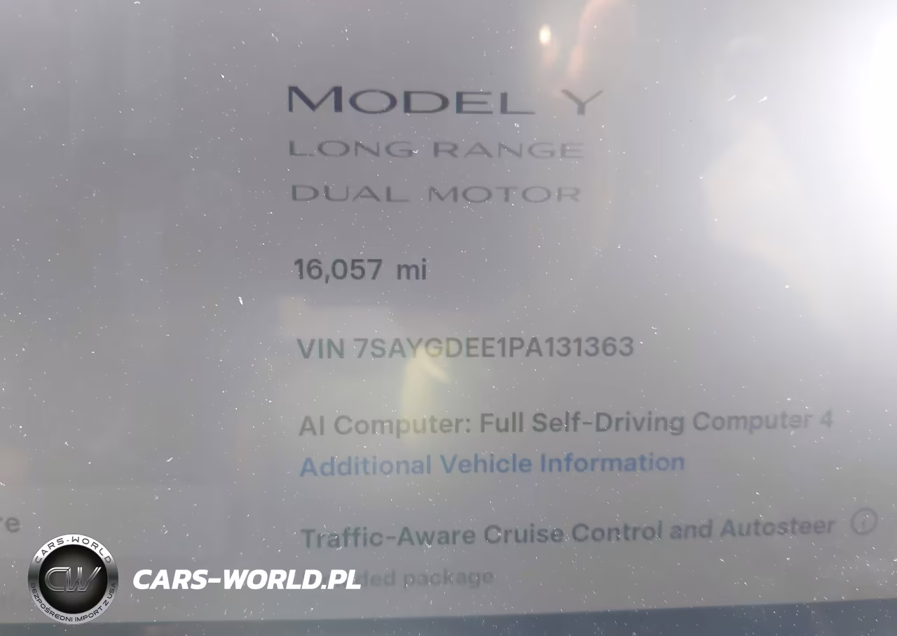 2023 Tesla Model Y Awd-Long Range Dual Motor All-Wheel Drive VIN:7SAYGDEE1PA131363 - 7