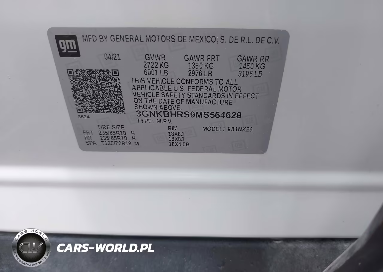 2021 Chevrolet Blazer Awd 2Lt VIN:3GNKBHRS9MS564628 - 9
