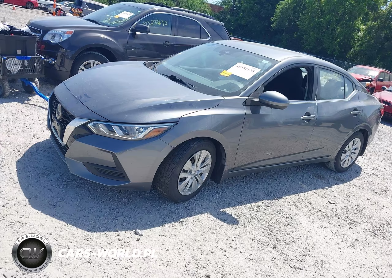 2020 Nissan Sentra S Xtronic Cvt VIN:3N1AB8BVXLY225447 - 2