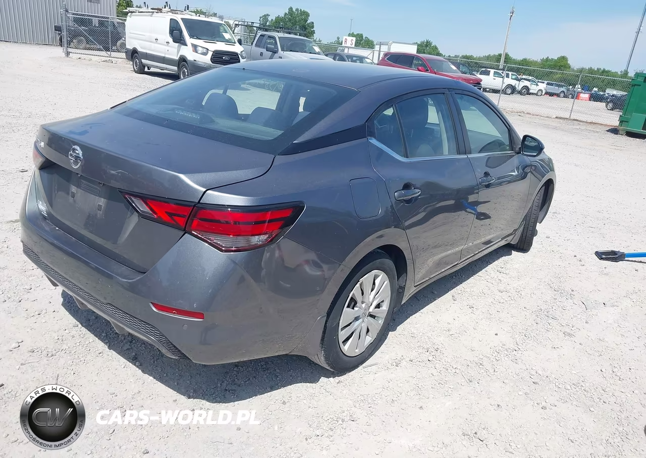 2020 Nissan Sentra S Xtronic Cvt VIN:3N1AB8BVXLY225447 - 4