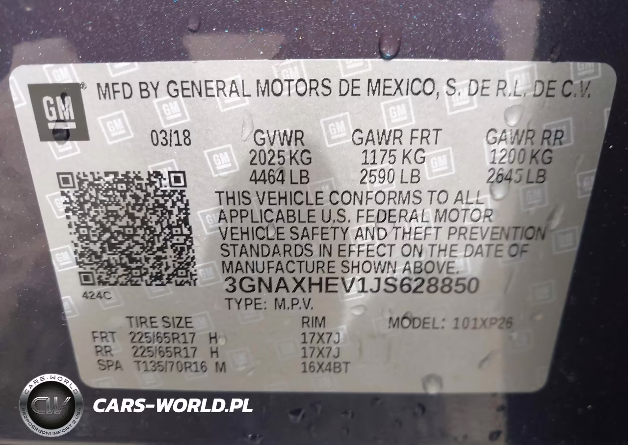 2018 Chevrolet Equinox Ls VIN:3GNAXHEV1JS628850 - 9