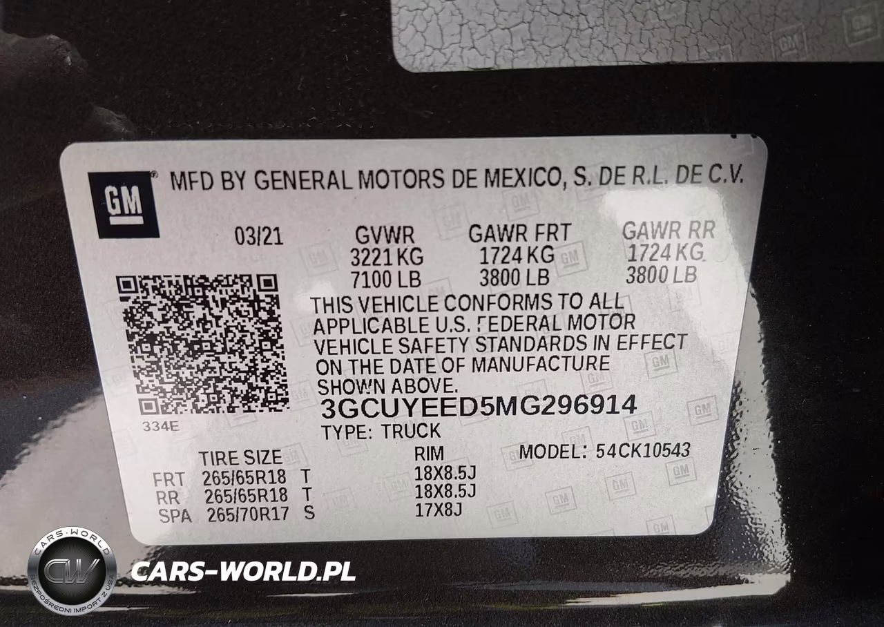 2021 Chevrolet Silverado 1500 4Wd Short Bed Rst VIN:3GCUYEED5MG296914 - 9