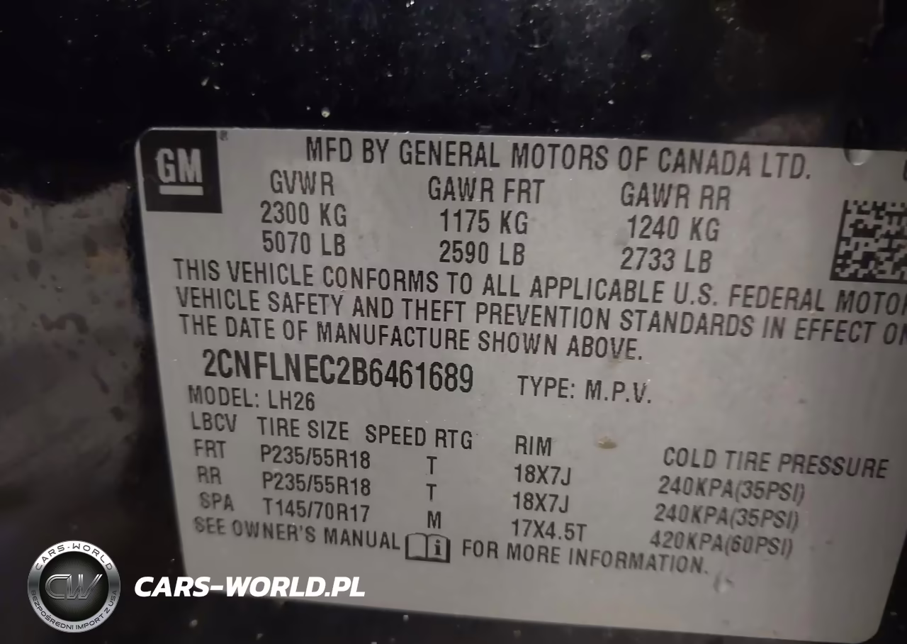 2011 Chevrolet Equinox 2Lt VIN:2CNFLNEC2B6461689 - 9