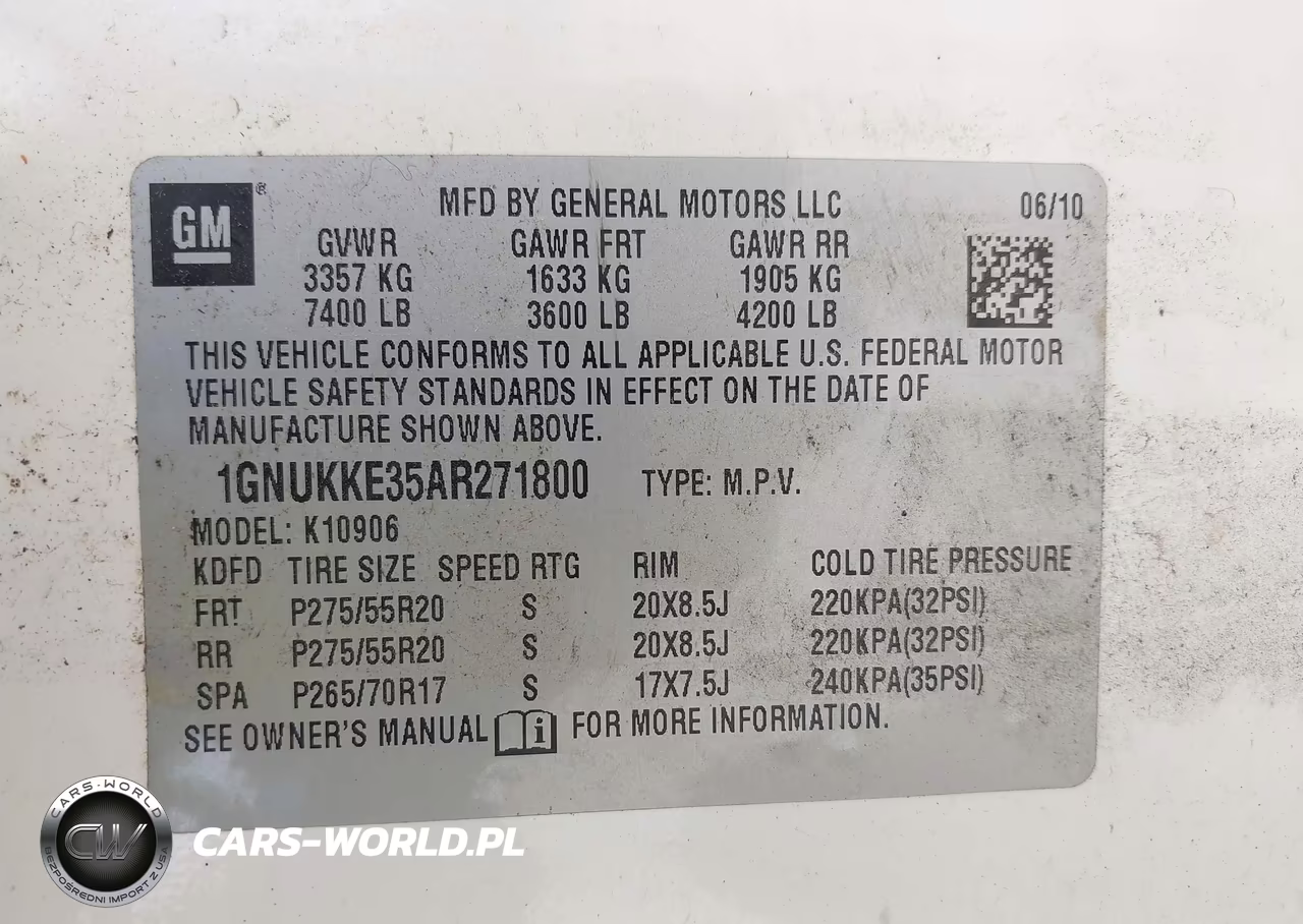 2010 Chevrolet Suburban 1500 Ltz VIN:1GNUKKE35AR271800 - 9